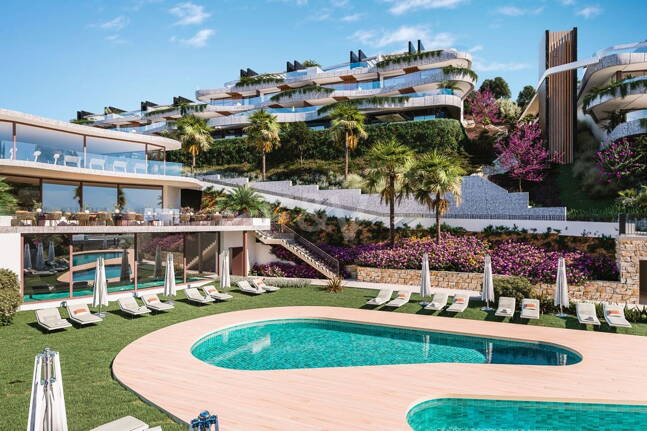 Garden Duplex Appartement dans une communauté de luxe avec services 5 étoiles à Elviria