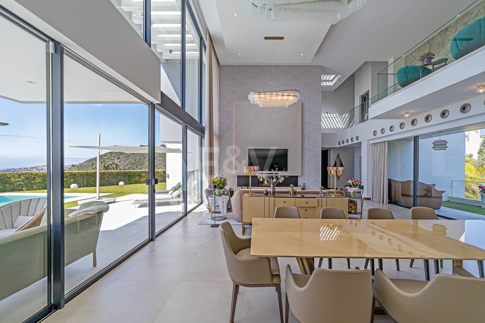 Frontline Golf Modern Villa med havet Visningar bredvid Clubhouse