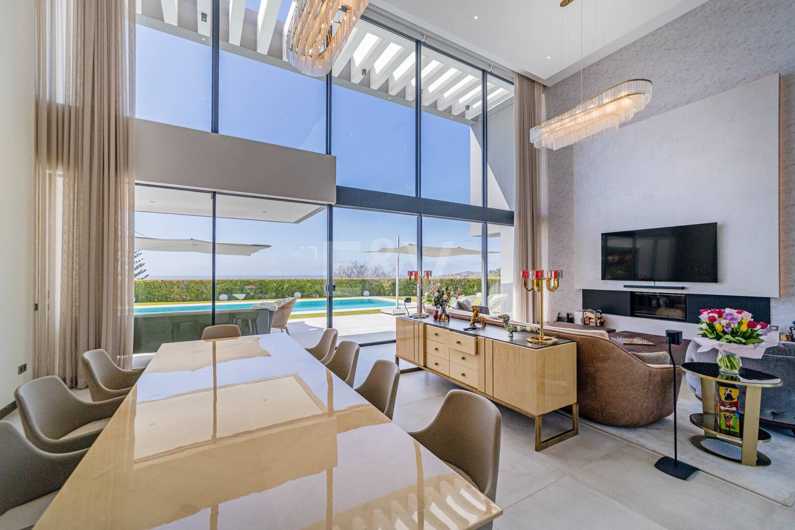 Frontline Golf Modern Villa med havet Visningar bredvid Clubhouse