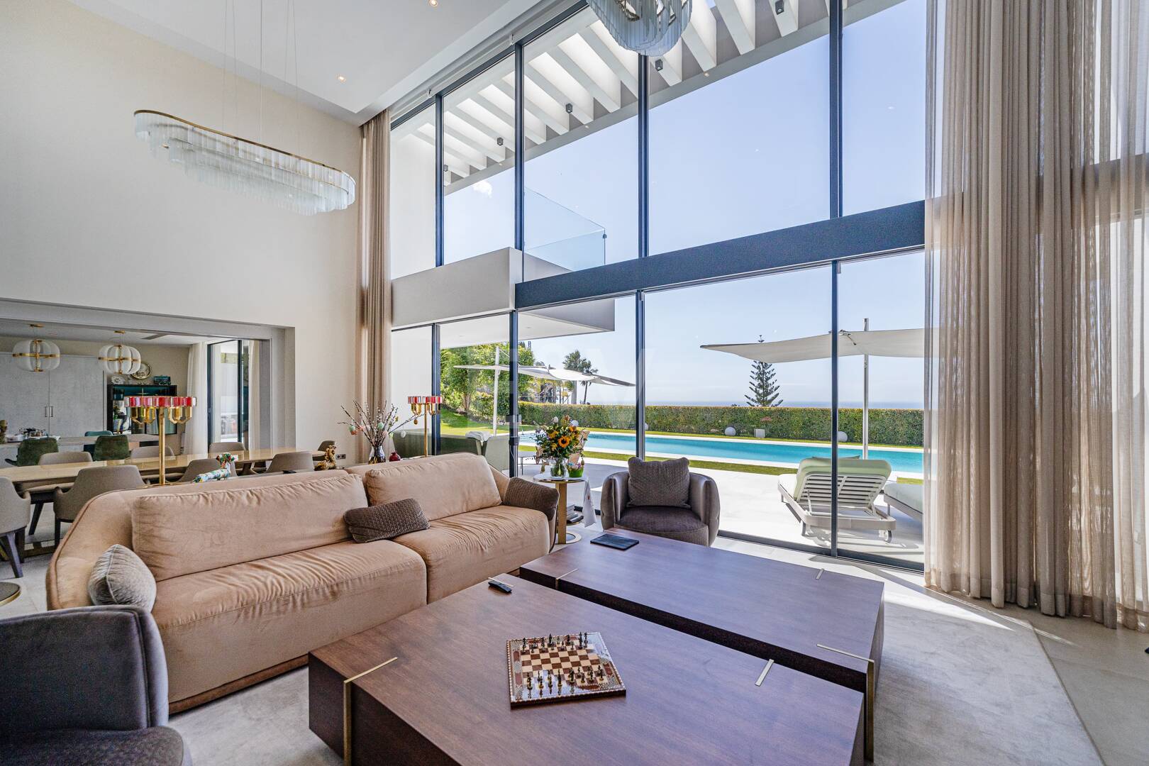 Frontline Golf Modern Villa med havet Visningar bredvid Clubhouse