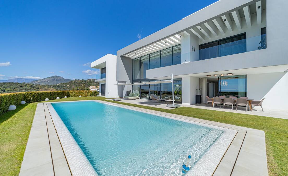 Frontline Golf Modern Villa med havet Visningar bredvid Clubhouse