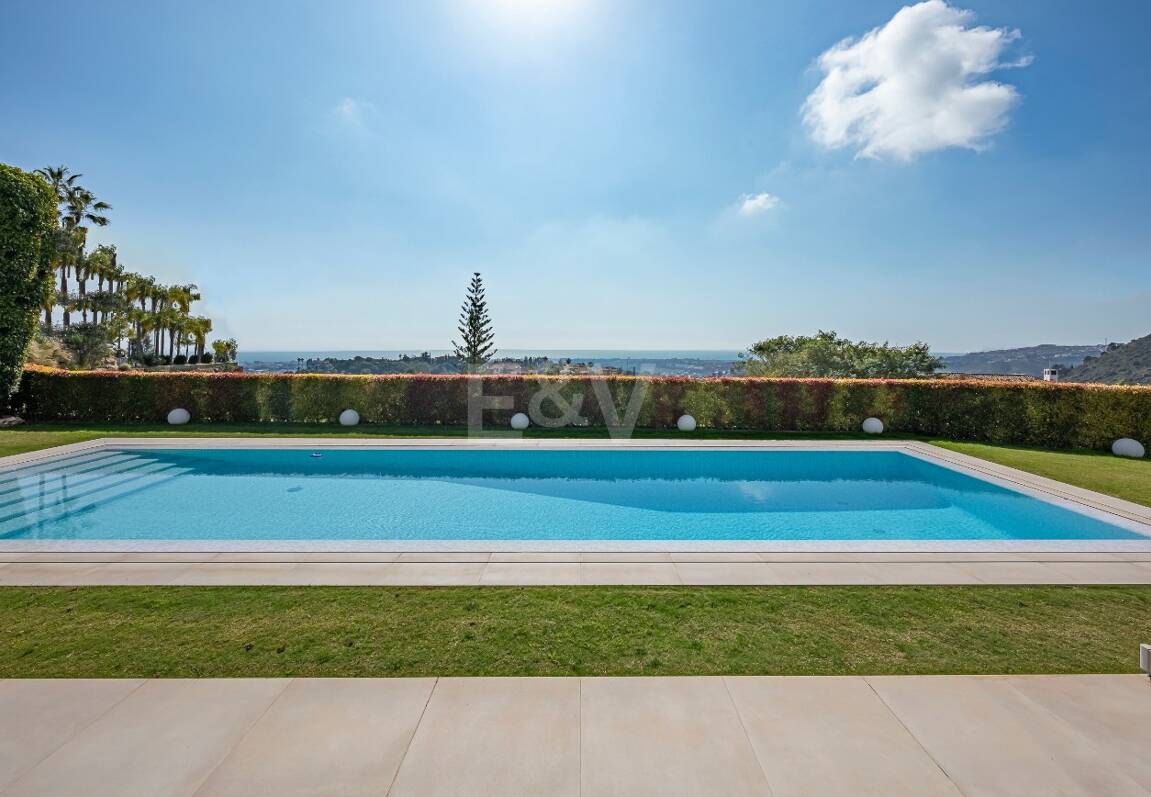 Frontline Golf Nowoczesna willa z morzem Widok obok klubu