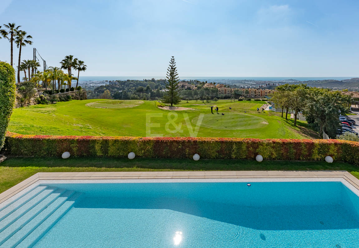 Frontline Golf Nowoczesna willa z morzem Widok obok klubu