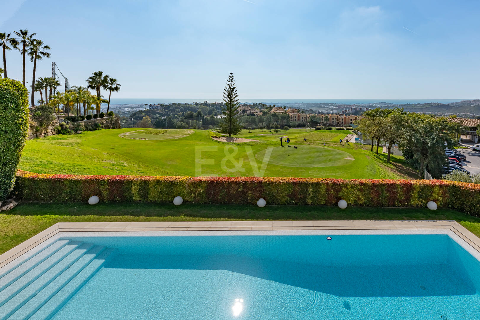 Frontline Golf Modern Villa med havet Visningar bredvid Clubhouse