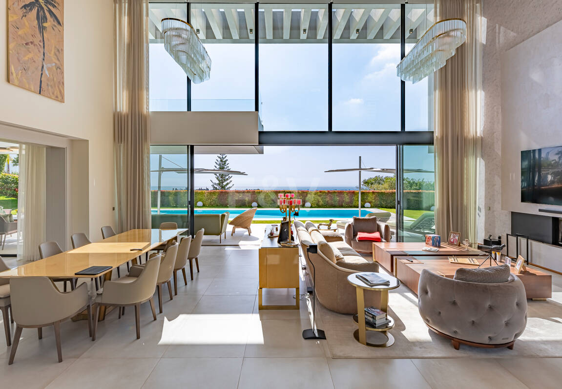 Frontline Golf Nowoczesna willa z morzem Widok obok klubu