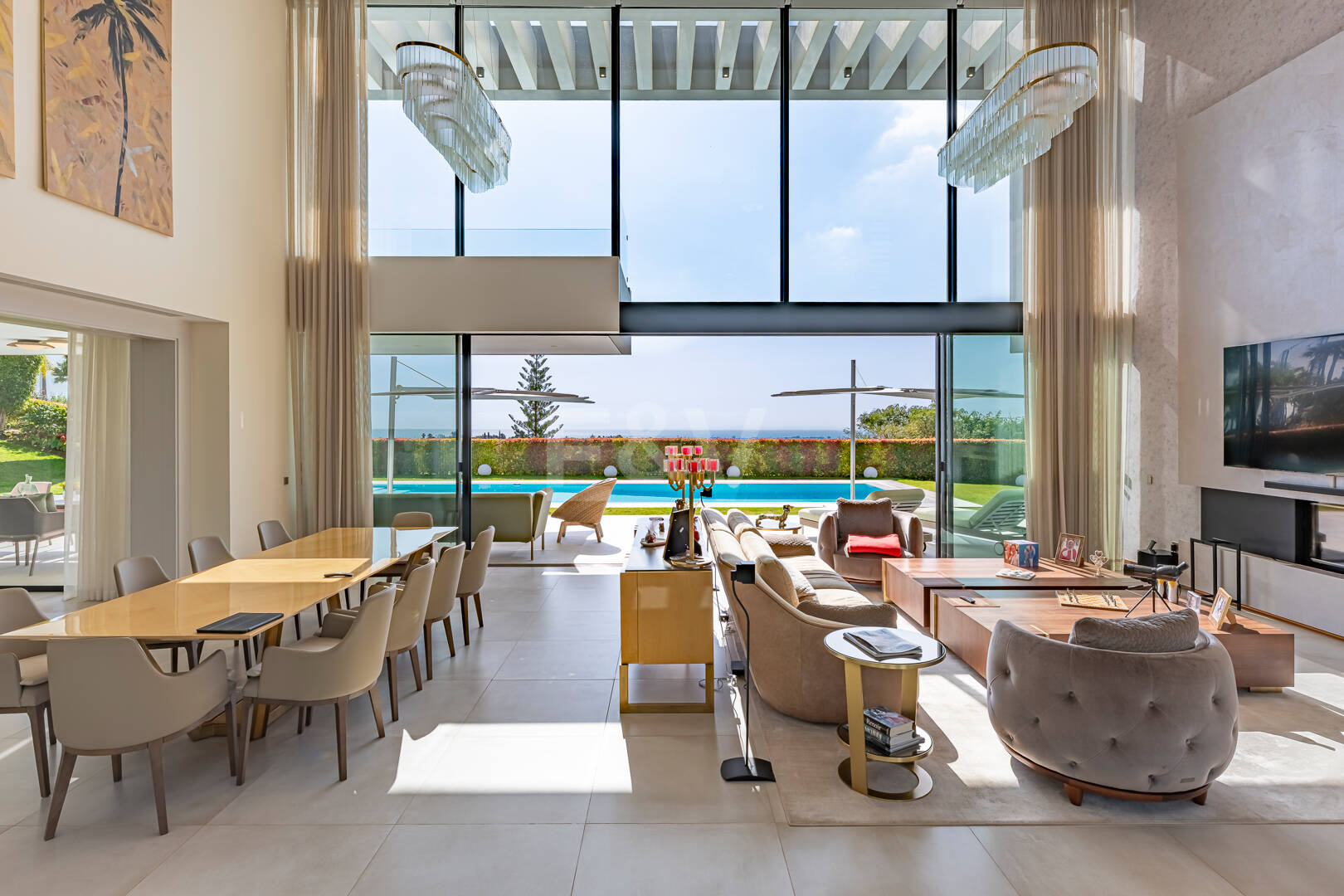 Frontline Golf Modern Villa med havet Visningar bredvid Clubhouse