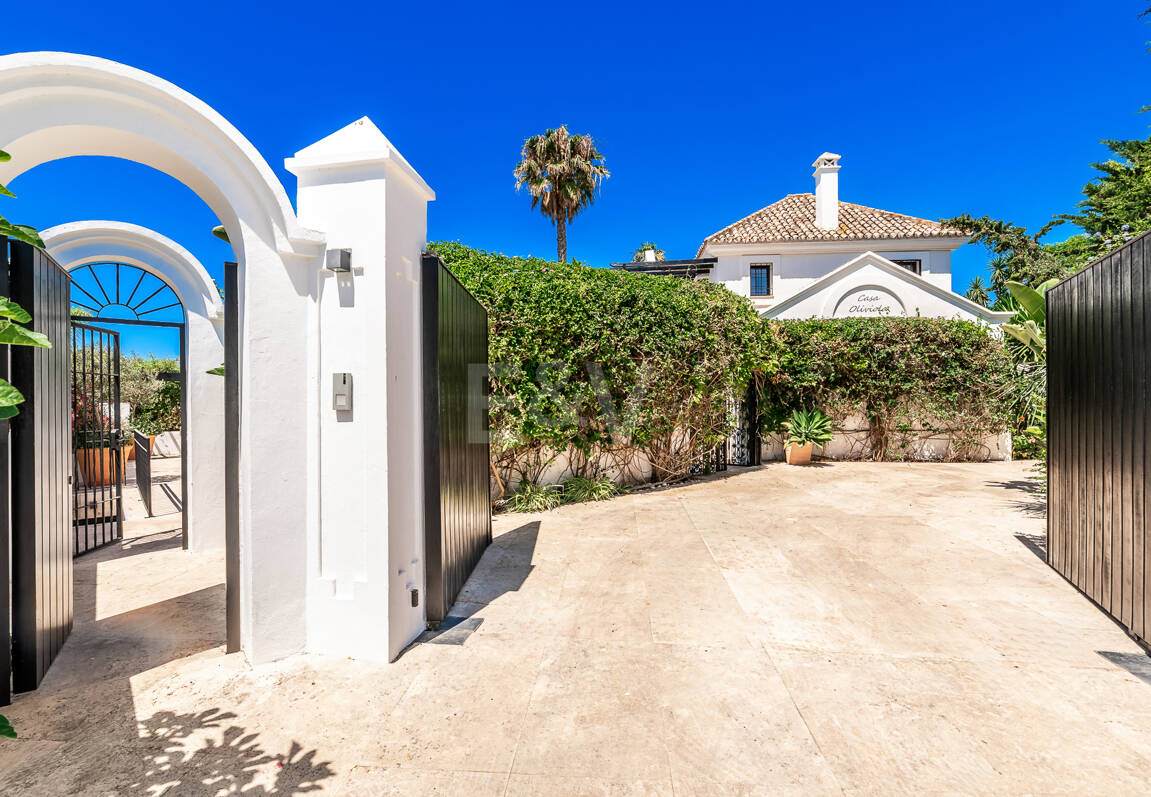 Andalusian Villa steps to the beach in Marbesa