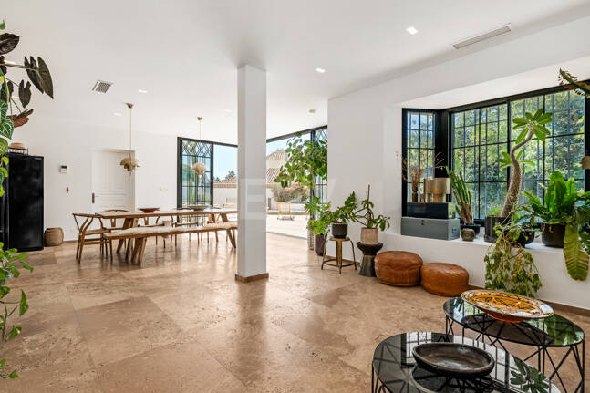 Andalusian Villa steps to the beach in Marbesa