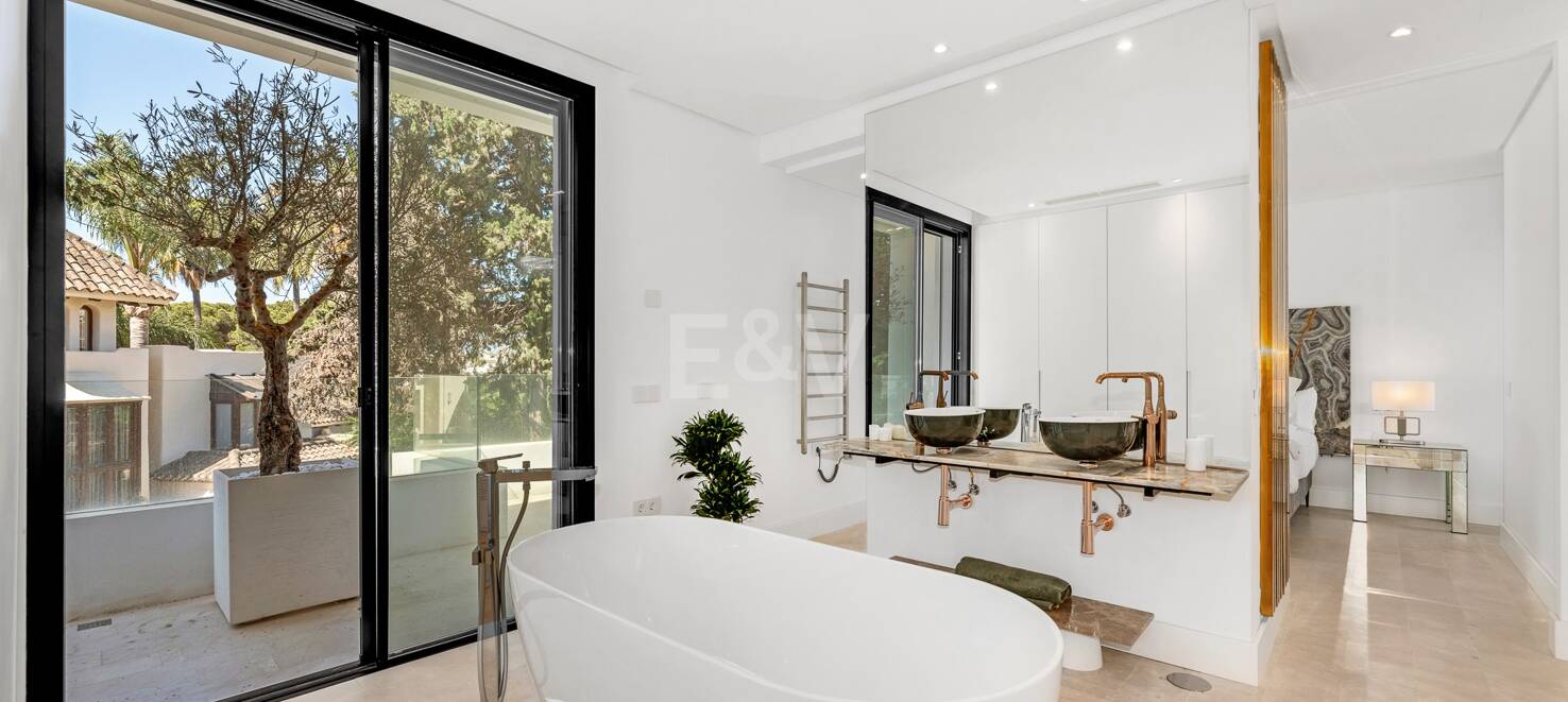 Lyxigt och miljövänligt samtida hus i Casablanca, Marbella från 21 000 € / vecka