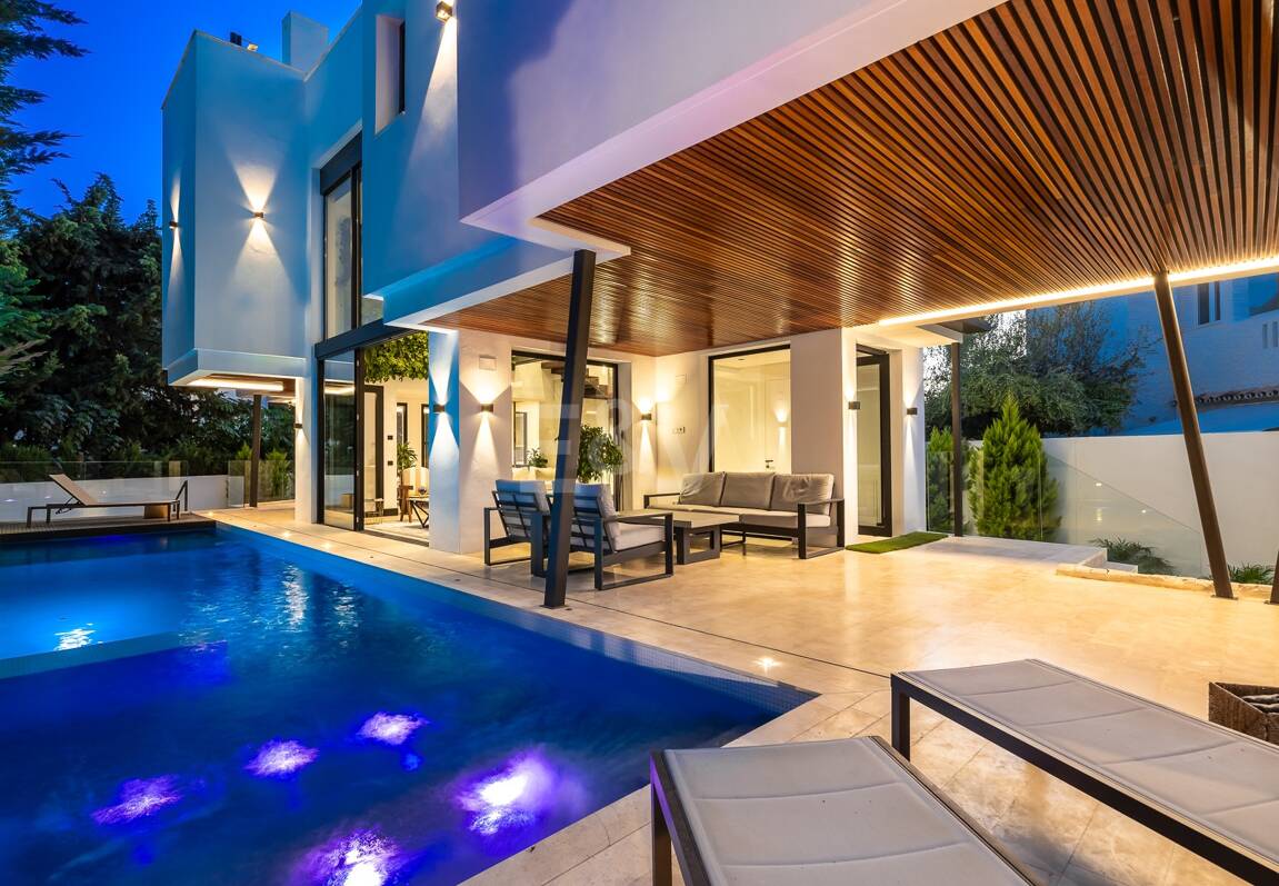 Luxurious and eco-friendly contemporary house in Casablanca, Marbella from 21,000€/week
