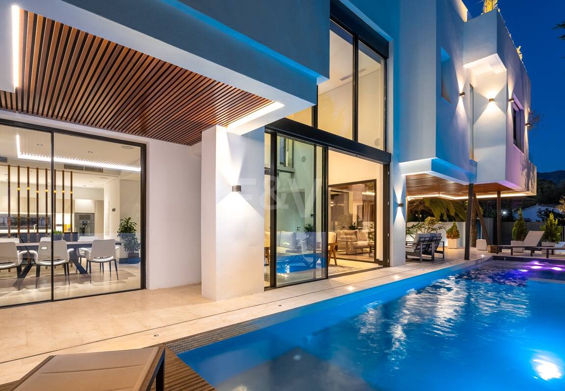 Luxurious and eco-friendly contemporary house in Casablanca, Marbella from 21,000€/week