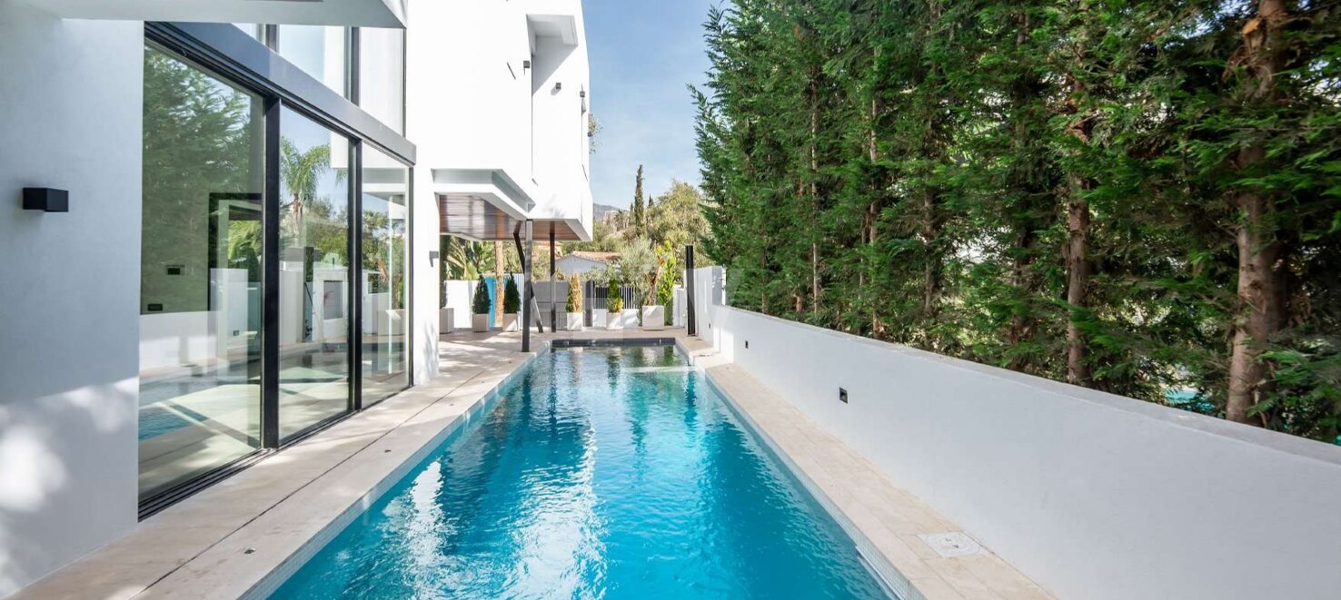 Maison contemporaine luxueuse et écologique à Casablanca, Marbella à partir de 21 000€/semaine