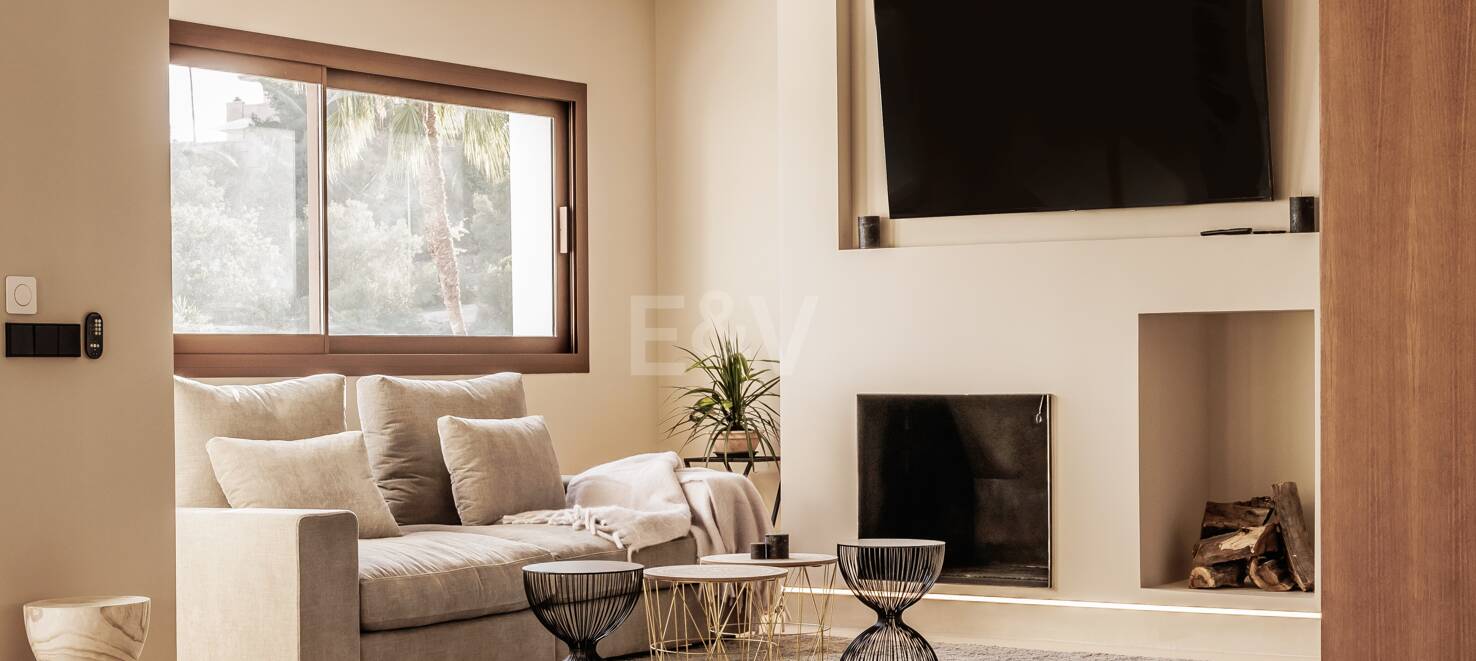 Lyx Boho Chic-stil Villa nära stranden på Golden Mile från 19 500 € / semana