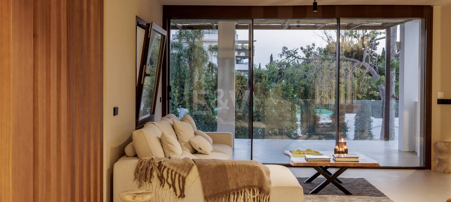 Lyx Boho Chic-stil Villa nära stranden på Golden Mile från 19 500 € / semana