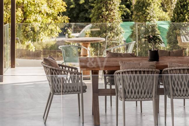 Luxury Boho Chic-style Villa near the Beach on the Golden Mile from 19,500€/week