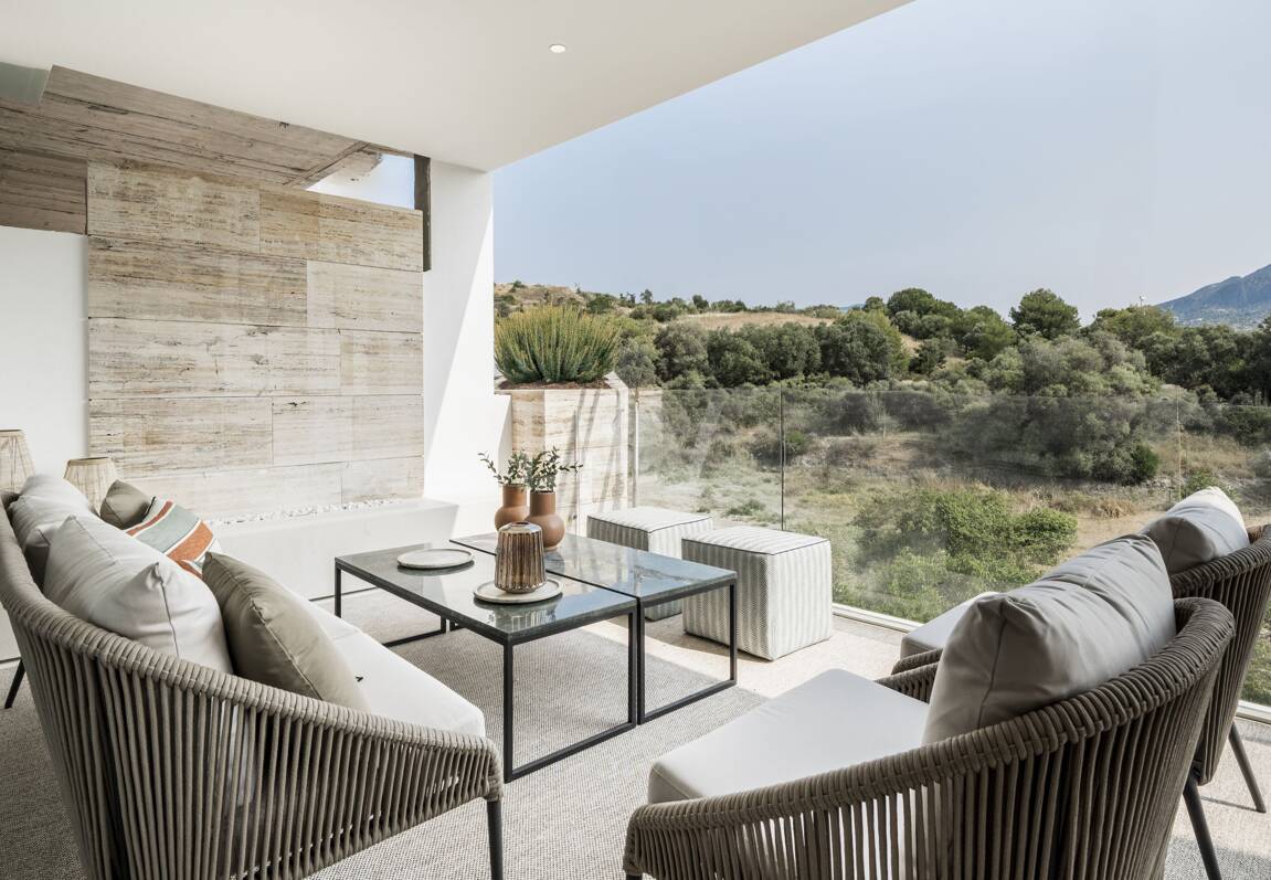 Penthouse exceptionnel Duplex à Marbella , vallée de golf avec piscine et vue panoramique