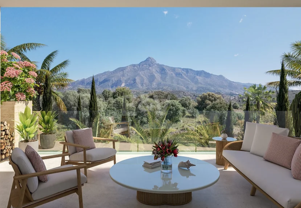 Penthouse exceptionnel Duplex à Marbella , vallée de golf avec piscine et vue panoramique