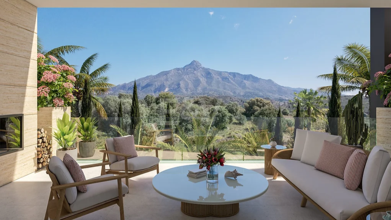 Penthouse exceptionnel Duplex à Marbella , vallée de golf avec piscine et vue panoramique