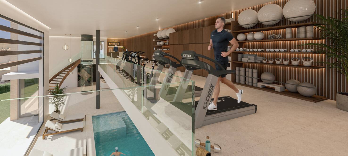 Exklusives Penthouse mit Privatem Pool und Blick über das Golf Valley