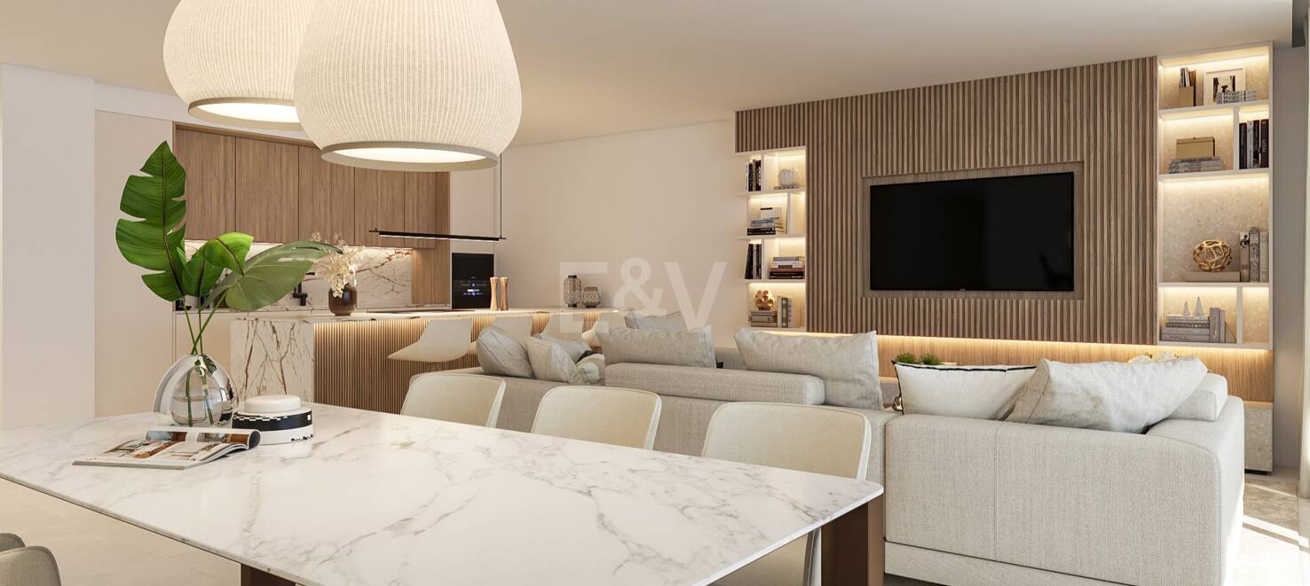 Exklusives Penthouse mit Privatem Pool und Blick über das Golf Valley