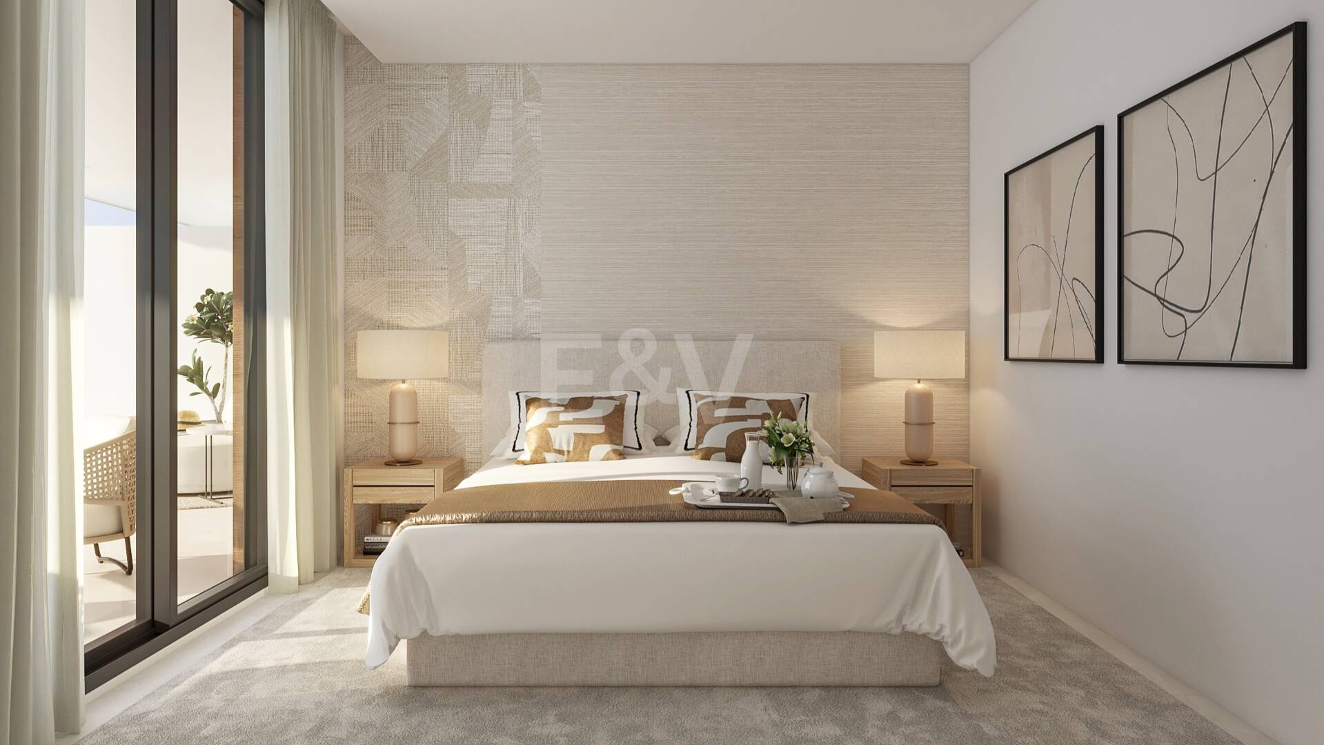 Penthouse exclusif avec piscine privée et vallée de golf panoramique Vues