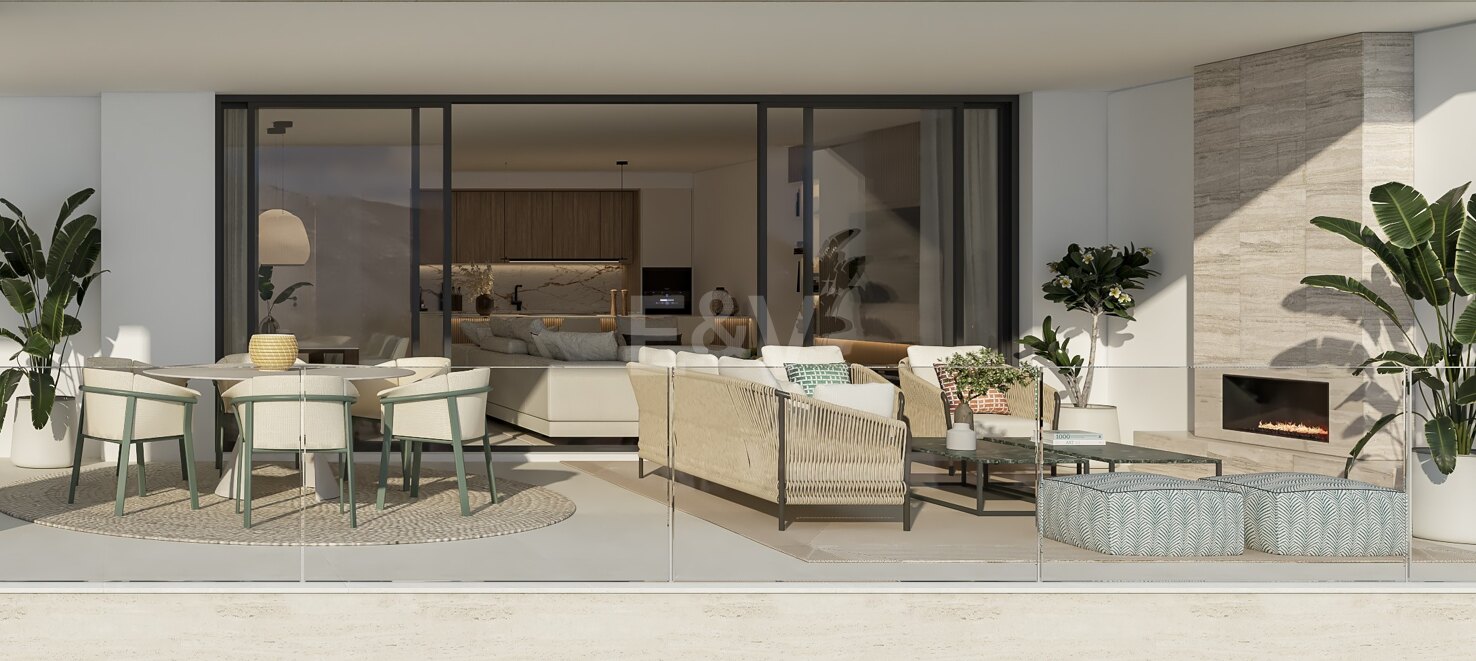 Diseño Contemporáneo Y Vida Al Aire Libre En Nueva Andalucía