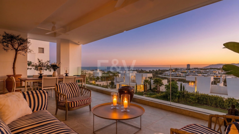 Exclusivo apartamento de 3 dormitorios con vistas del atardecer en Soul Marbella
