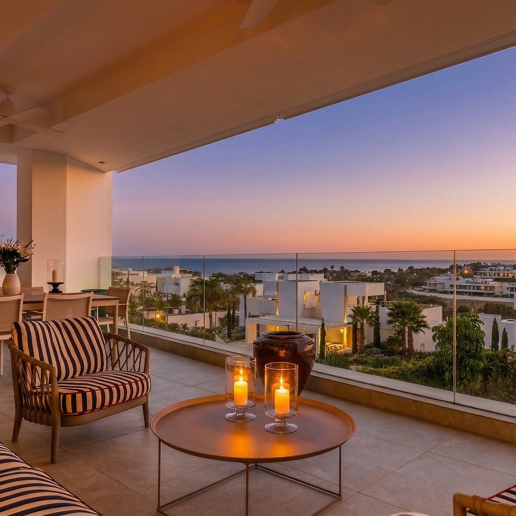 Exclusivo apartamento de 3 dormitorios con vistas del atardecer en Soul Marbella