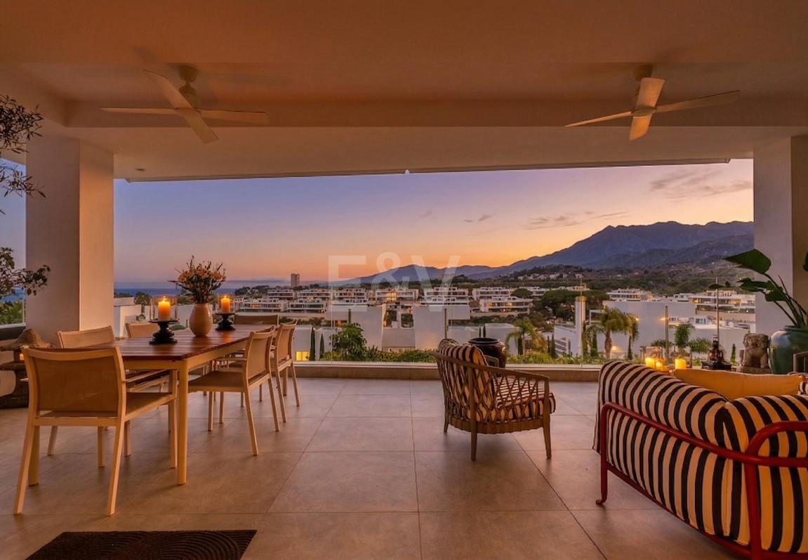 Exclusivo apartamento de 3 dormitorios con vistas del atardecer en Soul Marbella