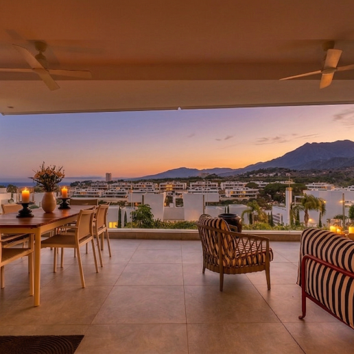 Exclusivo apartamento de 3 dormitorios con vistas del atardecer en Soul Marbella