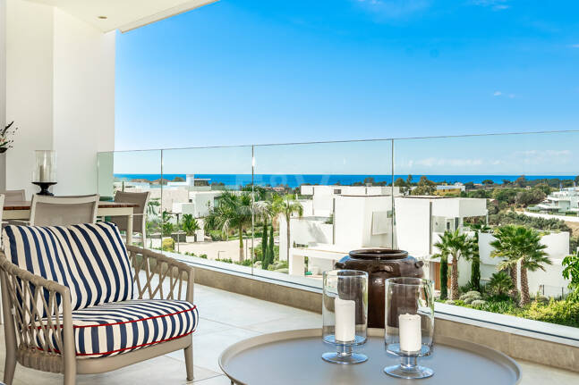 Exclusive Elegante 3-Zimmer-Wohnung mit Blick auf den Sonnenuntergang in Soul Marbella