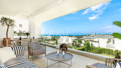 Sofistikerad 3-rumslägenhet med Sunset Views i Soul Marbella