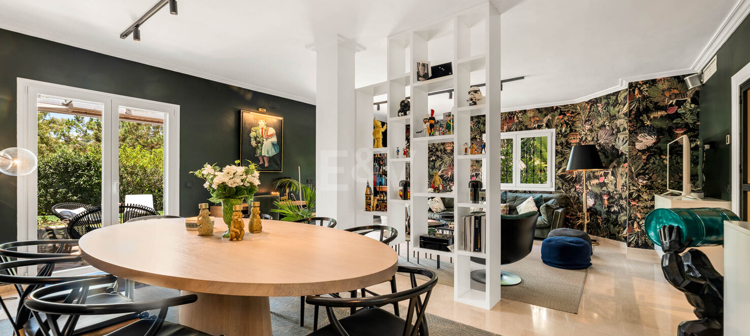 Semi fristående Villa med privat pool, trädgård