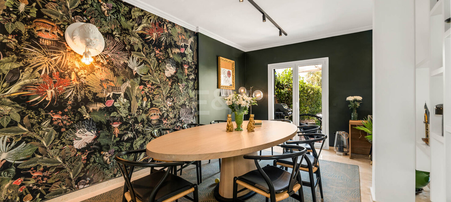 Semi fristående Villa med privat pool, trädgård