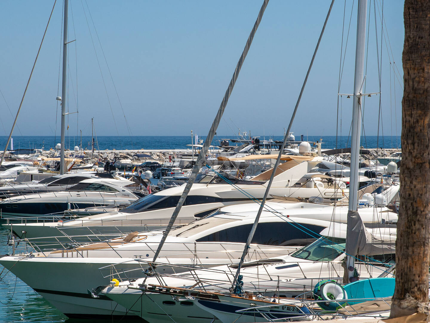 Wohnung Erstlinie Puerto Banús mit Hafenblick