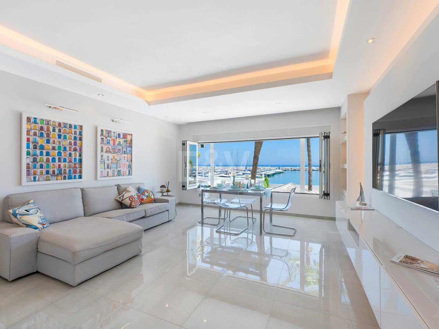 Wohnung Erstlinie Puerto Banús mit Hafenblick