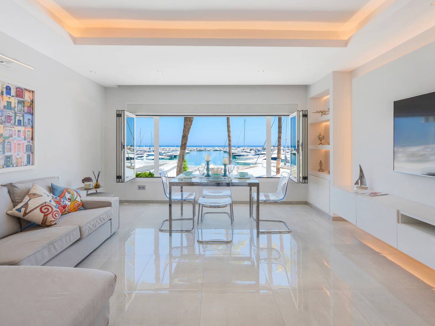 Wohnung Erstlinie Puerto Banús mit Hafenblick