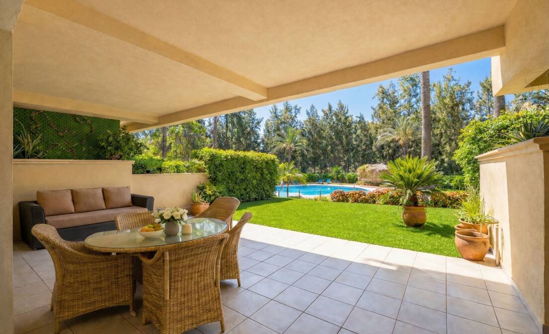 Spacieux Appartement de jardin à Prestigious Greenlife Village, Río Real