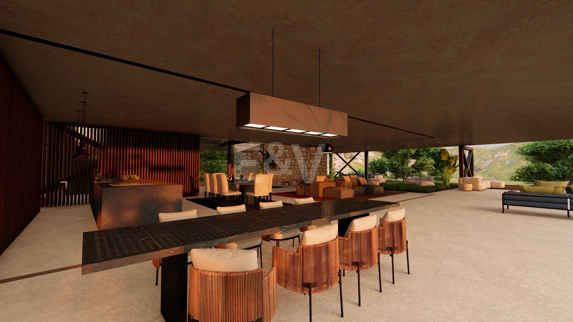 Modern Avant-Garde design Villa i harmoni med naturen