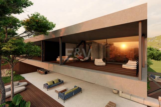 Modern Avant-Garde design Villa i harmoni med naturen