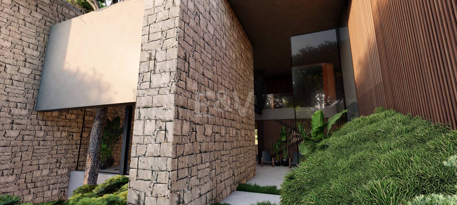 Modern Avant-Garde design Villa i harmoni med naturen