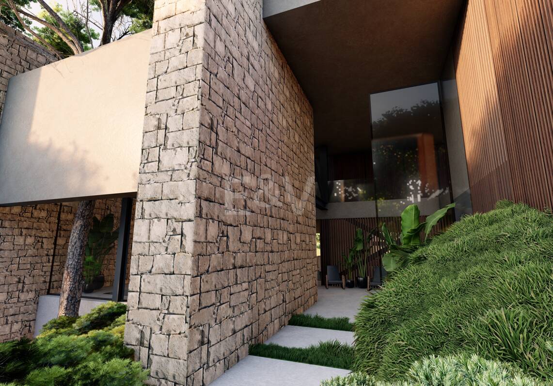 Moderne Avantgarde-Design-Villa im Einklang mit der Natur