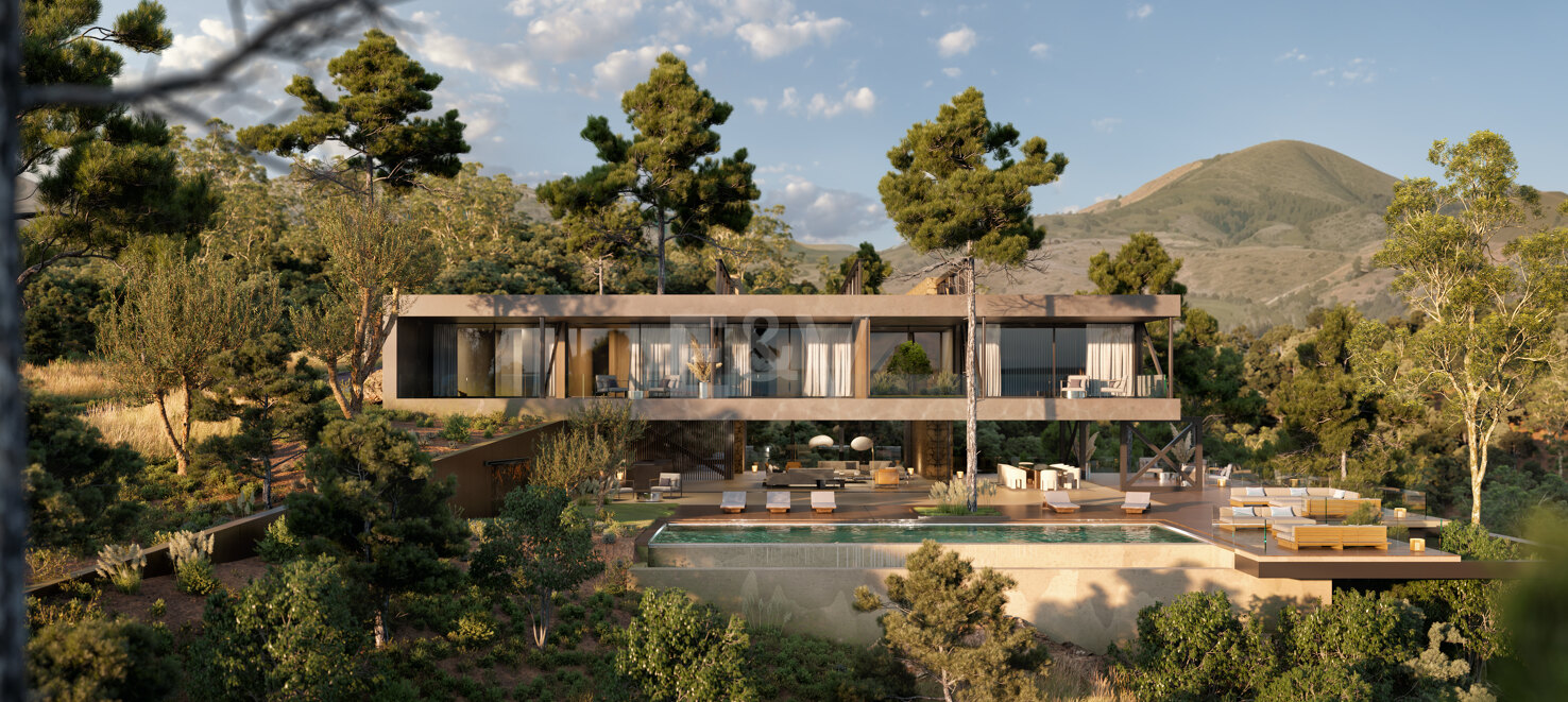 Villa moderne de design Avant-Garde en harmonie avec la nature