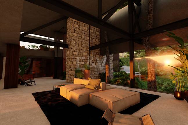 Modern Avant-Garde design Villa i harmoni med naturen