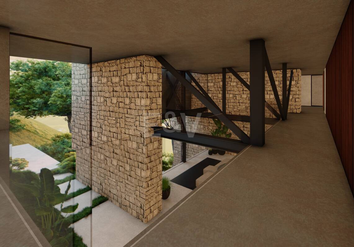 Moderne Avantgarde-Design-Villa im Einklang mit der Natur