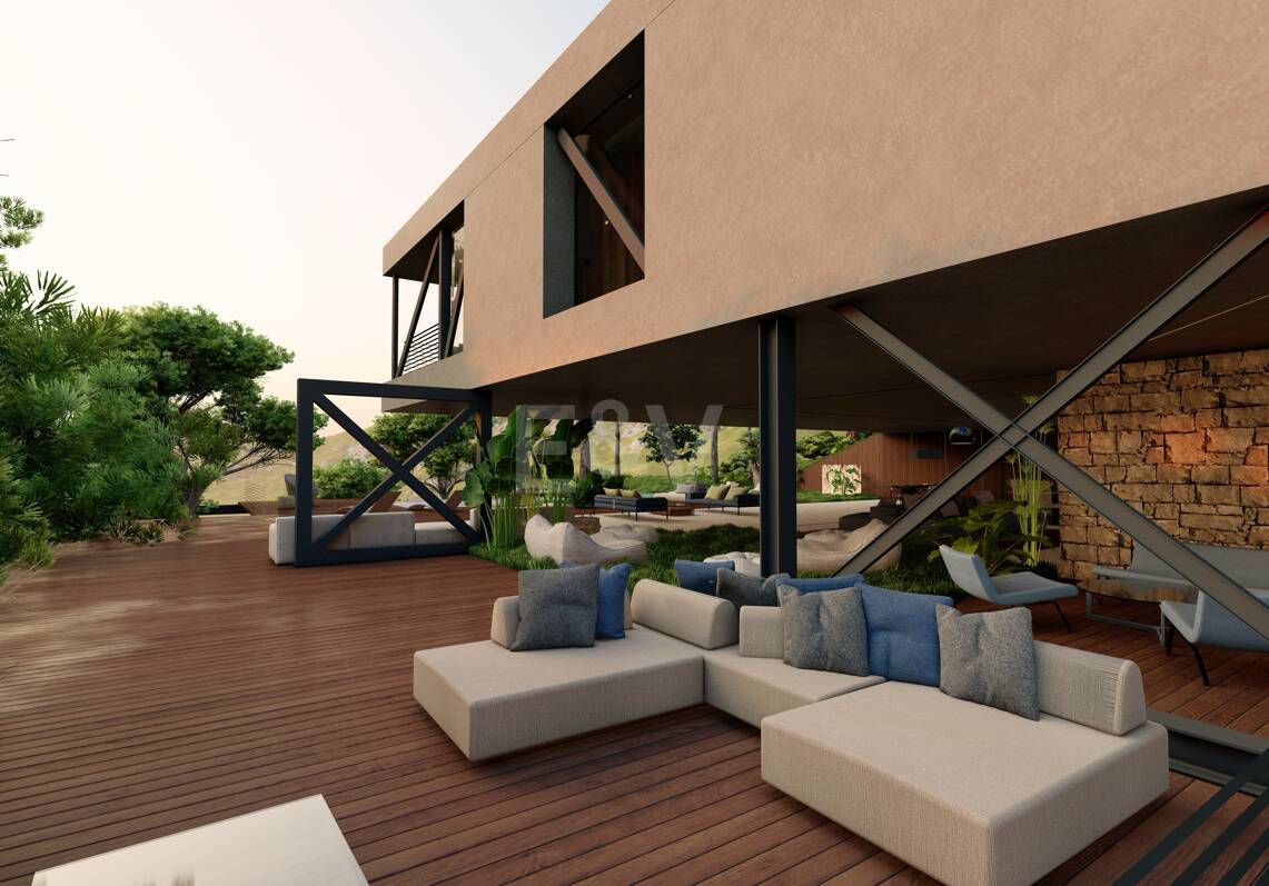 Moderne Avantgarde-Design-Villa im Einklang mit der Natur