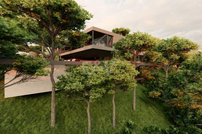 Modern Avant-Garde design Villa i harmoni med naturen