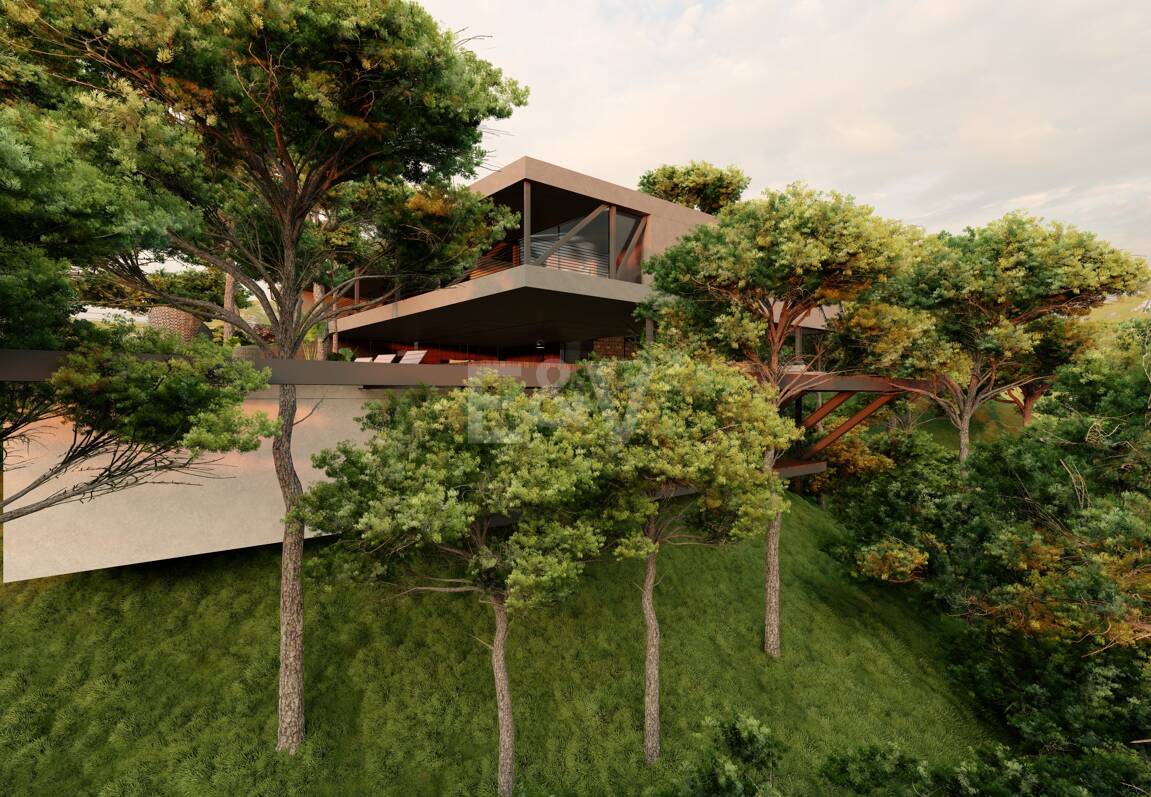 Modern Avant-Garde design Villa i harmoni med naturen