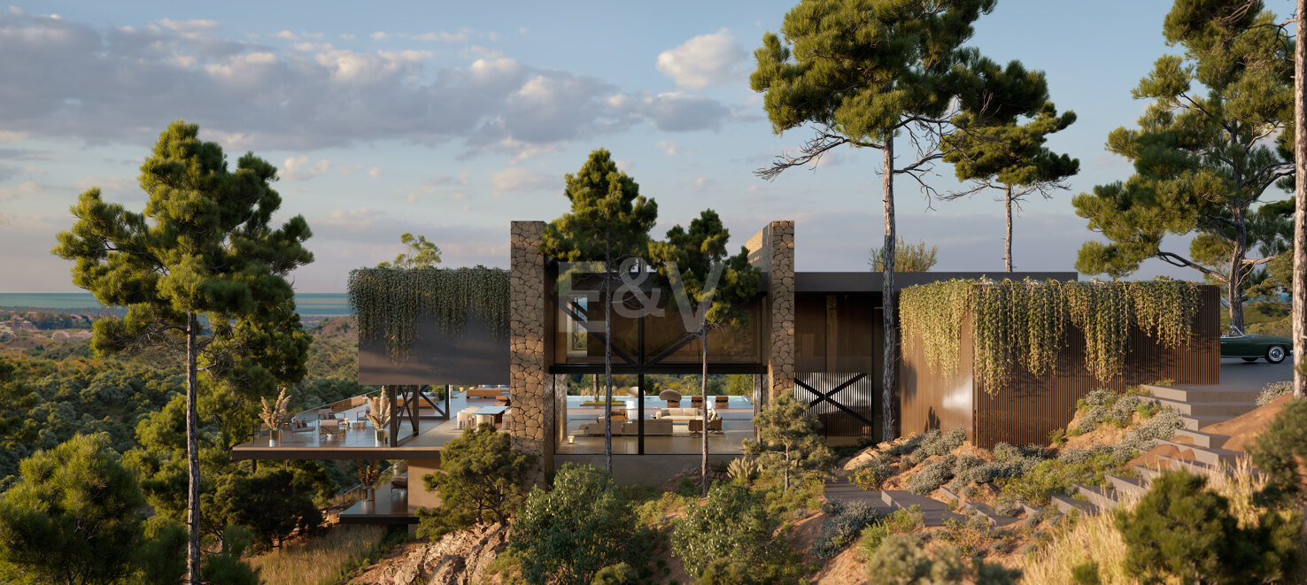 Villa moderne de design Avant-Garde en harmonie avec la nature