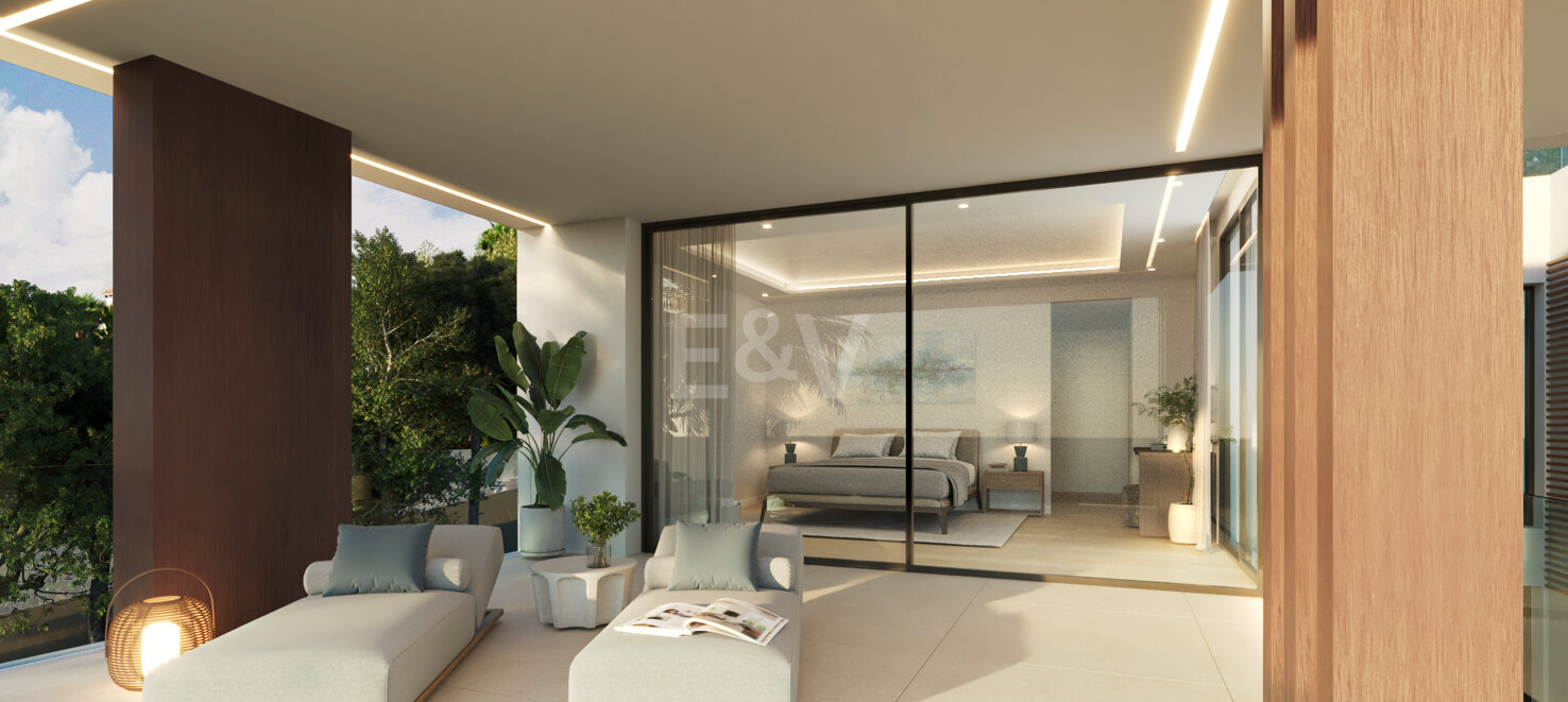 Proyecto de villa moderna con vistas panorámicas